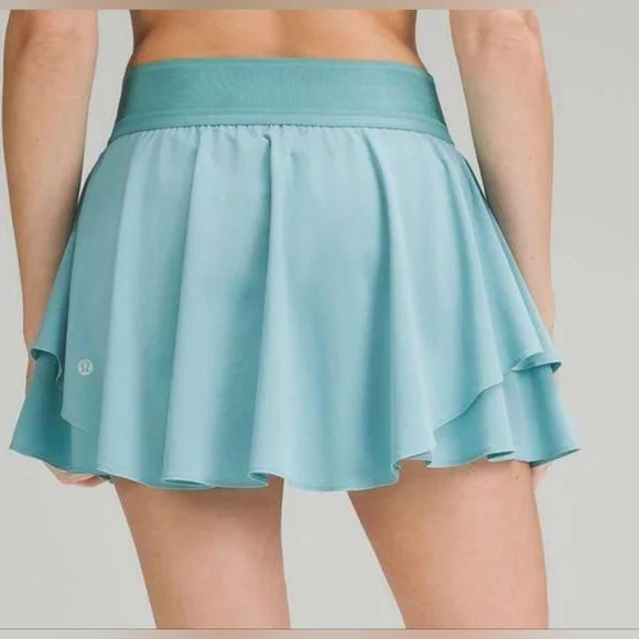 Lululemon Court Rival High Rise Skirt Rip Tide Size 4 - Picture 2 of 12